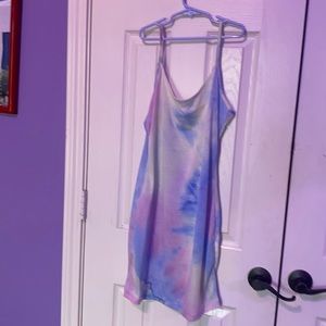 Tie-dye body con dress
